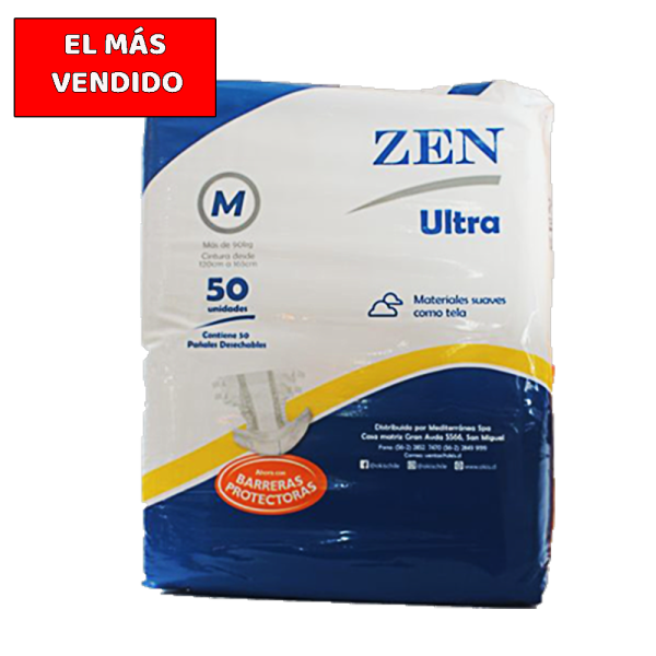 ZEN ULTRA PAÑAL Talla M 50un
