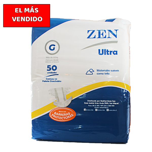ZEN ULTRA PAÑAL Talla G 50un